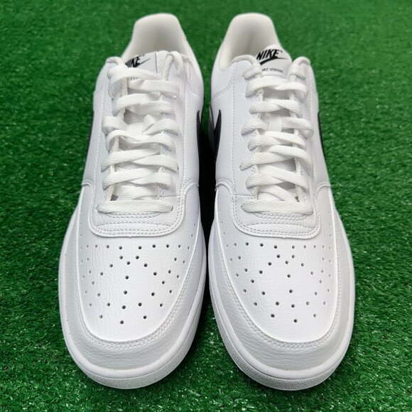 Nike Court Vision Low Next Nature White Black Mens DH2987-101 NEW Multi Sz - Picture 2 of 4